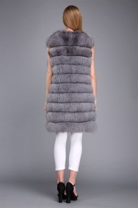 1706013 fox fur gilet eileenhou gray color (3)