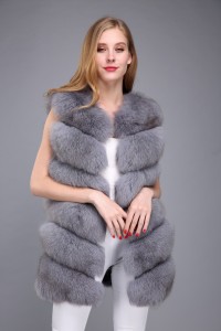 1706018 fox fur gilet gray color lvcomeff (8)