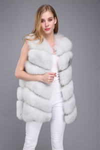 1706018 fox fur gilet long white color lvcomeff(34)