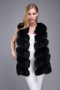 1706018 fox fur vest black color lvcomeff (10)