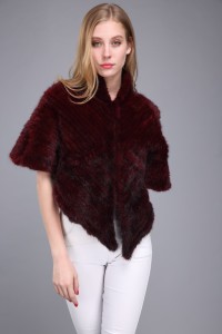 1706030 knitted mink fur shawl lvcomeff triangle (16)