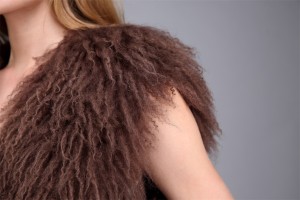 1706031 mongolia sheep fur vest brown color eileenhou (33)