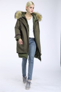 1707016 down coat with raccoon fur hood trimming (2)