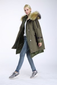 1707016 down coat with raccoon fur hood trimming (3)