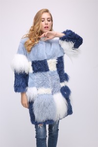 1708137 blue rex rabbit fur sheep fur coat eileenhou (7)