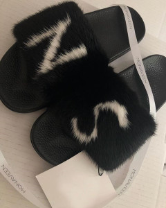 1806002 mink fur sliders shoe eileenhou (2)