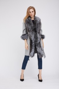 1807002 LONG WOOL COAT WITH FOX FUR FRONT eileenhou (7)