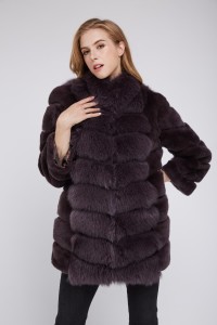 1807015 REX RABBIT FUR COAT WITH FOX FUR FRONT eileenhou (12)