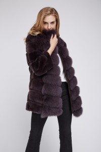 1807015 REX RABBIT FUR COAT WITH FOX FUR FRONT eileenhou (8)