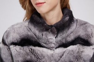 1807022 rex rabbit fur coat chinchilla with down sleeve eileenhou (25)