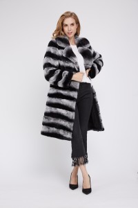 1807025 long rex rabbit fur coat chinchilla LVCOMEFF (2)