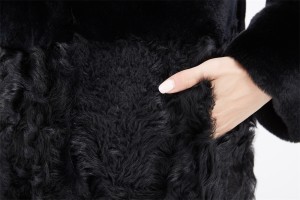 1807030 rex rabbit fur coat with sheep fur bottom eileenhou (30)