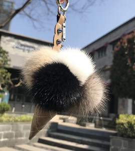 1807047 mink fur icecream keychain pompoms eileenhou (40)