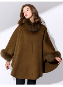 cashmere shawl with fox fur collar 1801001 (3)