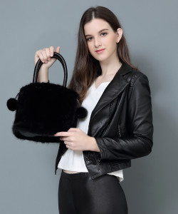 1808017 mink fur handbag eileenhou (17)