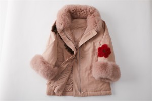 down coat with fox collar 1809108 LVCOMEFF (2)