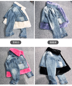 1809026 rex rabbit fur jacket denim shell eileenhou (4)