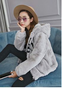 1809034 rex rabbit fur coat with hood eileenhou (2)