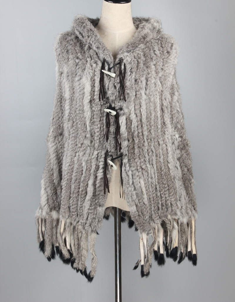 knitted rabbit fur shawl 1705078 – Lvcomeff