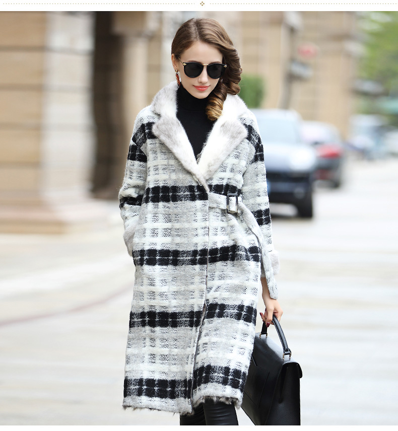 wool coat with mink fur collar with lamb fur lining 1709039 – Lvcomeff